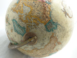 12" World Classic Globe UPRR Safety Award USA Table Top Bronze Brown