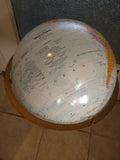 12" Replogle Floor 33" Stand World Nation Globe Series Blue Bronze