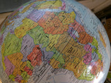 12" Replogle Floor 33" Stand World Nation Globe Series Blue Bronze