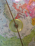12" Replogle Floor 33" Stand World Nation Globe Series Blue Bronze