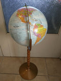 12" Replogle Floor 33" Stand World Nation Globe Series Blue Bronze