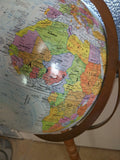 12" Replogle Floor 33" Stand World Nation Globe Series Blue Bronze