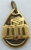 100M 14K Gold LDS Charm Moroni Book of Mormon 1.3 grams