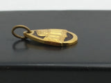 100M 14K Gold LDS Charm Moroni Book of Mormon 1.3 grams