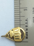 100M 14K Gold LDS Charm Moroni Book of Mormon 1.3 grams