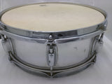 14X5 Silver Ludwig Standard Snare Drum Case Sticks Pad