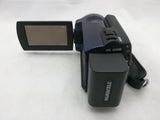 2 Battery Working DCR-SR47 SONY HANDYCAM 60GB Camcorder Blue Case Power Supply Tested