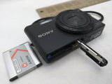 DSC-W830 20.1 MP Sony Cybershot Digital SLR Camera Black UNTESTED AS-IS