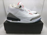 Nike Air Jordan 3 Retro NRG White Cement Free Throw Line 923096-101 Size 12
