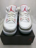 Nike Air Jordan 3 Retro NRG White Cement Free Throw Line 923096-101 Size 12