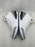 Nike Air Jordan 3 Retro NRG White Cement Free Throw Line 923096-101 Size 12