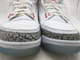 Nike Air Jordan 3 Retro NRG White Cement Free Throw Line 923096-101 Size 12
