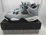 Air Jordan IV Retro 4 'Cool Grey' White Black Yellow 308497-001 Size 12