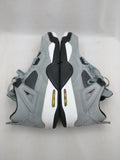 Air Jordan IV Retro 4 'Cool Grey' White Black Yellow 308497-001 Size 12