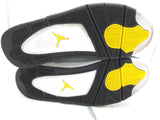 Air Jordan IV Retro 4 'Cool Grey' White Black Yellow 308497-001 Size 12