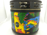 REMO Fiberskyn Tambourine Kid's Percussion Drum 10 x7.5 Rain Forest Animals
