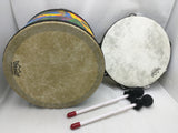 REMO Fiberskyn Tambourine Kid's Percussion Drum 10 x7.5 Rain Forest Animals
