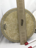 REMO Fiberskyn Tambourine Kid's Percussion Drum 10 x7.5 Rain Forest Animals