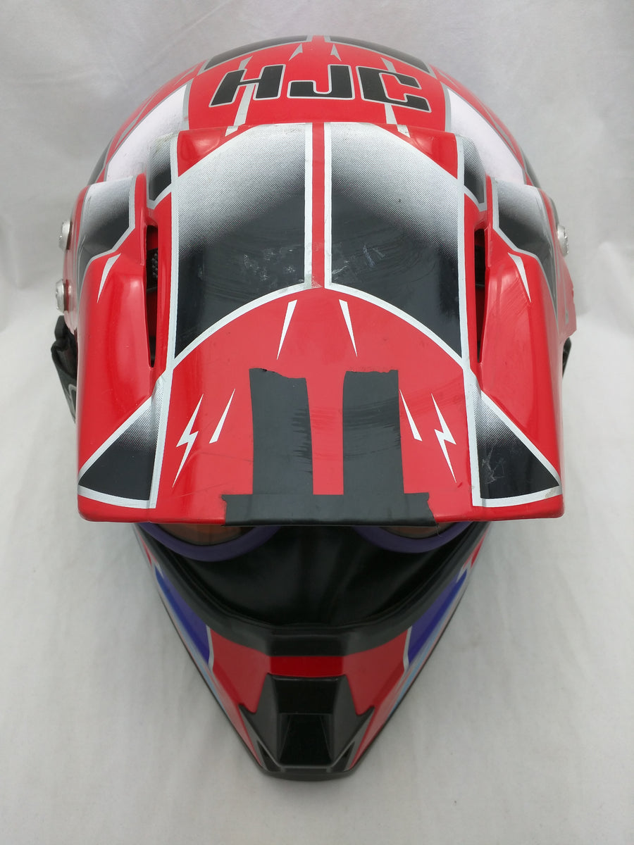 dieter def helmet hjc HJC CLX Dieter Def Design XL Helmet Red Extra Large Motocross Motorcyc – Pocatello Market