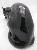 WKKW Black Cat Austria Wiener Kunstkeramische Werkstätte Busch Ludescher Ceramic Night Light