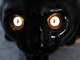 WKKW Black Cat Austria Wiener Kunstkeramische Werkstätte Busch Ludescher Ceramic Night Light