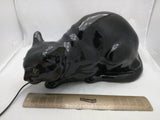 WKKW Black Cat Austria Wiener Kunstkeramische Werkstätte Busch Ludescher Ceramic Night Light