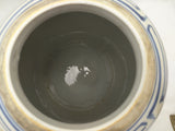 GINGER JAR CHINESE BLUE WHITE PORCELAIN DOUBLE HAPPINESS VASE 2 Ring