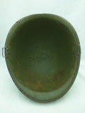 US M1 Helmet Combat Military WWII? Hinge Swivel Bale Rear Seam Steel Halloween
