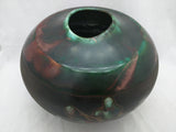 Tony Evans Design California Pottery Vase Signed Numbered Black Glaze Asian 501