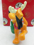 Pluto Sock in Mouth Figurine Enesco Christmas Stocking Porcelain Mickey's Workshop