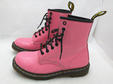 7 Doc Dr Martens 1460W AirWair Pink Patent Leather 8 Eye Ankle Boots Women