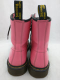 7 Doc Dr Martens 1460W AirWair Pink Patent Leather 8 Eye Ankle Boots Women