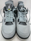 Air Jordan IV Retro 4 'Cool Grey' White Black Yellow 308497-001 Size 12