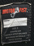 8 Motor Fist Stomper Snowmobile Boots MotorFist Event Fabric Black Gray 20247-1009.W