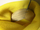 L Ski Doo Yellow Turtleneck Sweater British Crown Hong Kong VTG Snowmobile Sport Orange Black