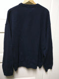 XL USA Flag Ralph Lauren Chaps Spell Out Knit Pullover Crewneck Sweater 90s VTG