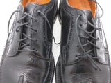 12 B FLORSHEIM Imperial Kenmoor 92604 Wingtip Dress Shoes 5 Nail V-Cleat VTG Black
