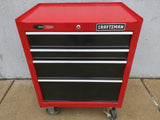 Craftsman Tool Chest Rolling 4 Drawers Base Bottom Box Red