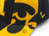 M/L University of Iowa I Hawkeyes Hat Cap Eye of Horus  Zephyr Z Fit