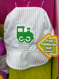 New 11" Barney Dinosaur Train Conductor Railroad Plush Kids Hat Mattel