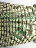 Mesh Enamel Coin Purse Flapper Chainmail Yellow Green Art Deco VTG