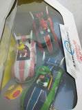 6 New Mario Kart Eight Car Figure Pull Speed Back Action 1:43 Peach Yoshi Figurine Stadlbauer