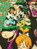 8 Tie Flintstones Neckties Hanna Barbera Silk Polyester 1993