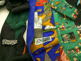 8 Tie Flintstones Neckties Hanna Barbera Silk Polyester 1993