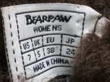 7 Women BearPaw Boots Meadow Sheepskin 606 Chocolate $85 Retail