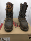 9.5 Safety Toe Red Wing Boots Work Logger Men Lace 4420 Box
