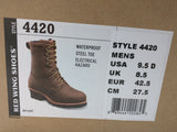 9.5 Safety Toe Red Wing Boots Work Logger Men Lace 4420 Box