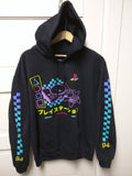 NEW M 1994 PS1 Hoodie Playstation One Console Sweatshirt Black Mens Medium