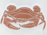 2 Crab Mug Frankoma White Pottery Terra Cotta Beach Seafood Cup C1