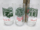 4 Sinclair Logo Gasoline Drinking Glasses 1916 1926 Station